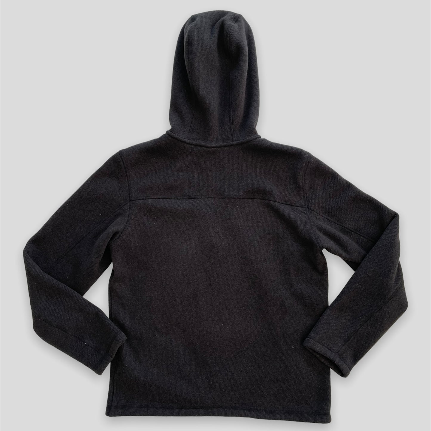 The North Face Black Zip Up Hooded Fleece - Large