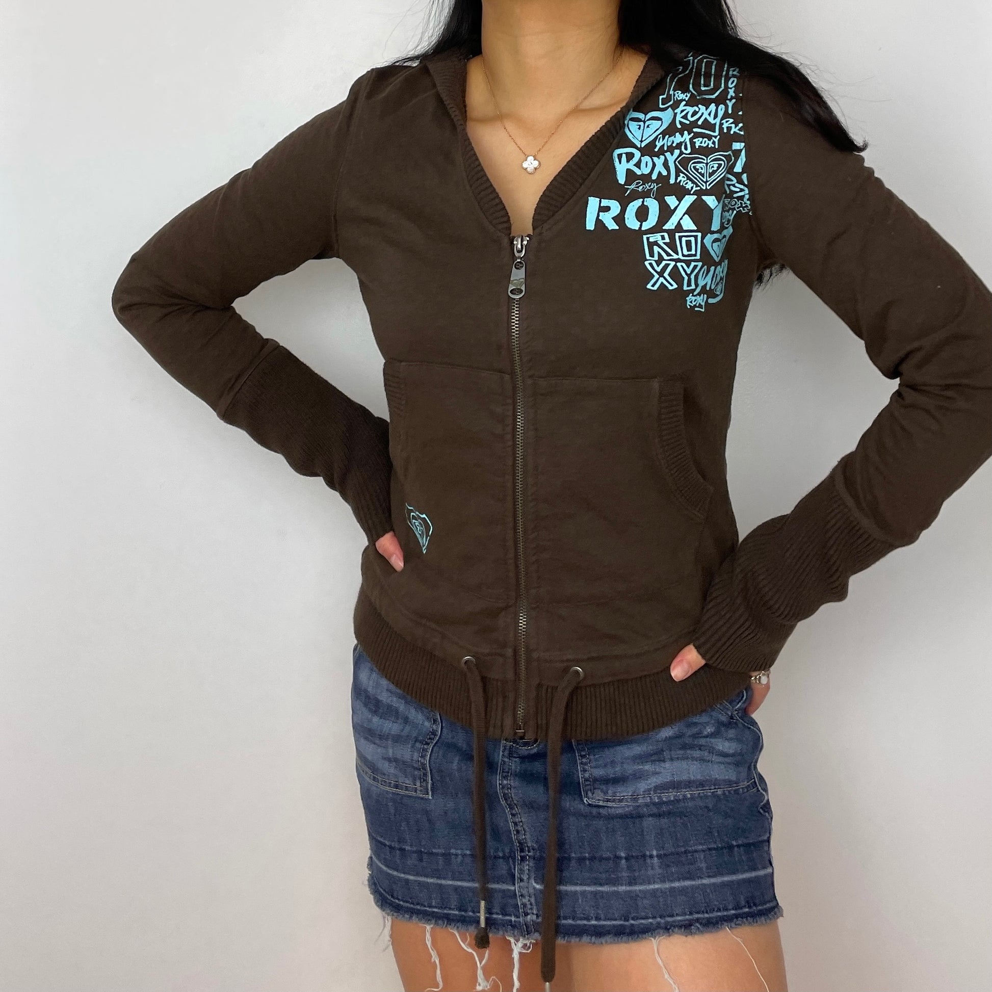 Brown Roxy Hoodie - Zoehify 