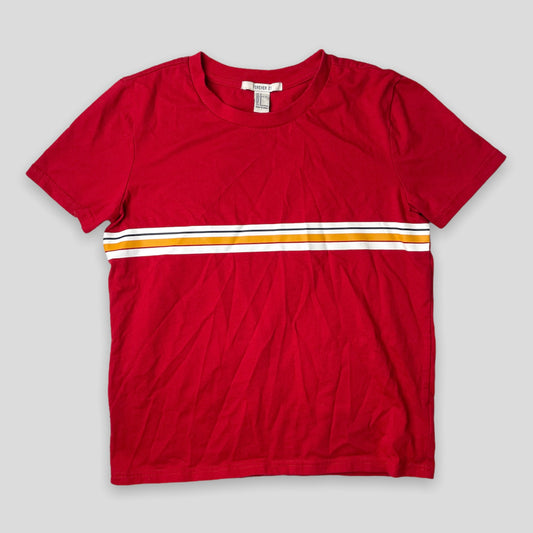 Red Striped Tee - Zoehify