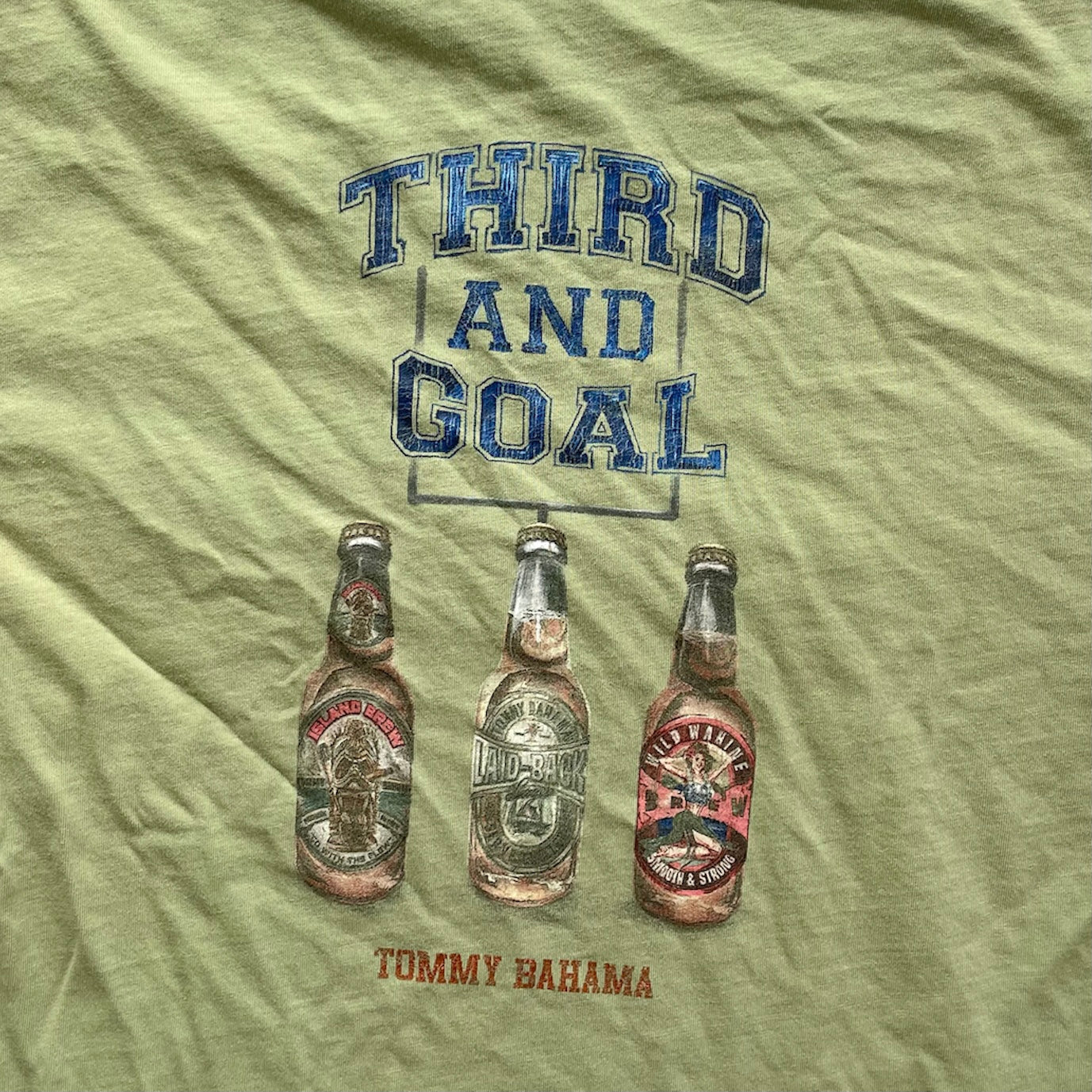 Tommy Bahama Sage Green ‘Third and Goal’ Graphic Tee - XX-Large