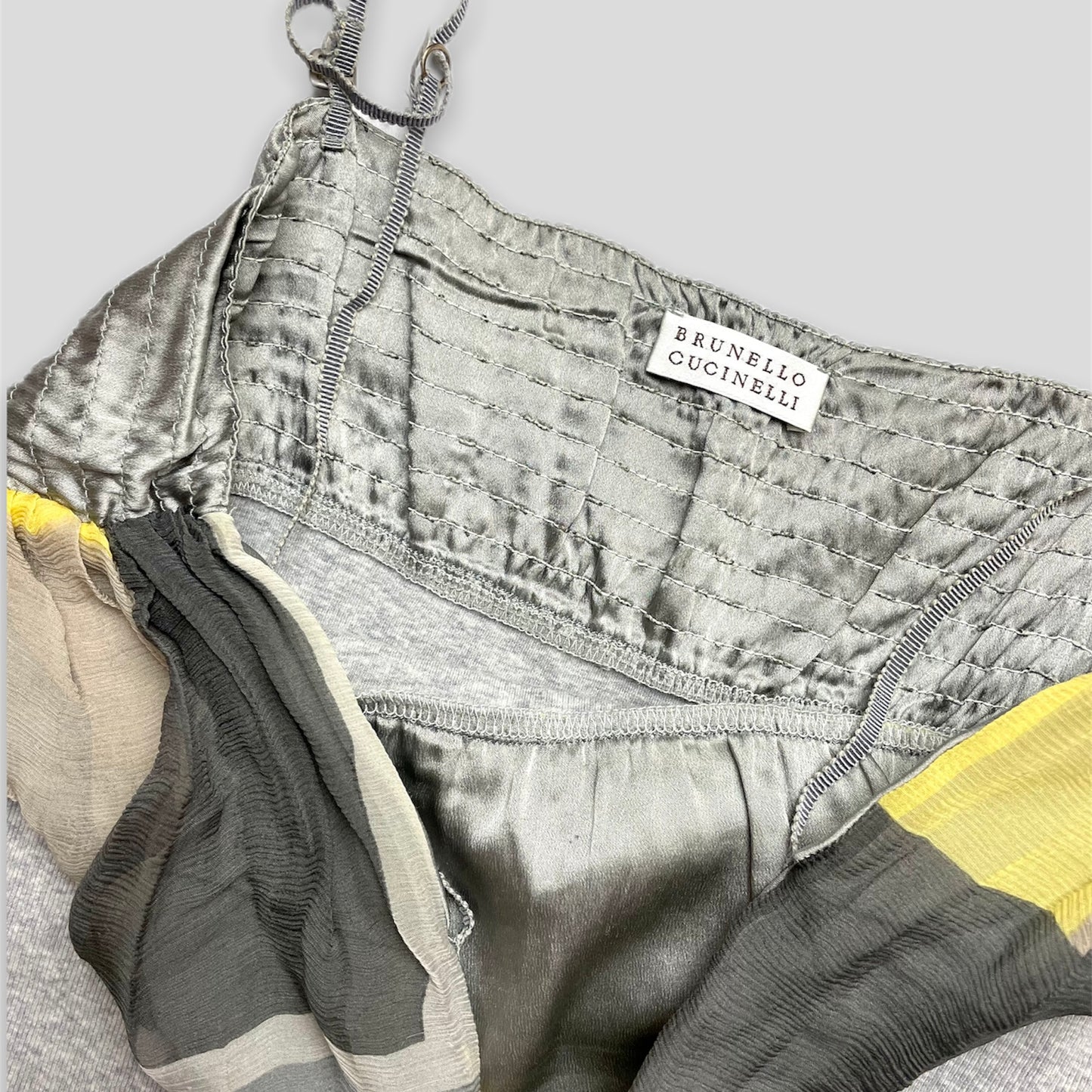 Brunello Cucinelli Grey Cami Top - Zoehify 