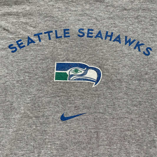 Nike Grey ‘Seattle Seahawks’ Graphic Tee - X-Large