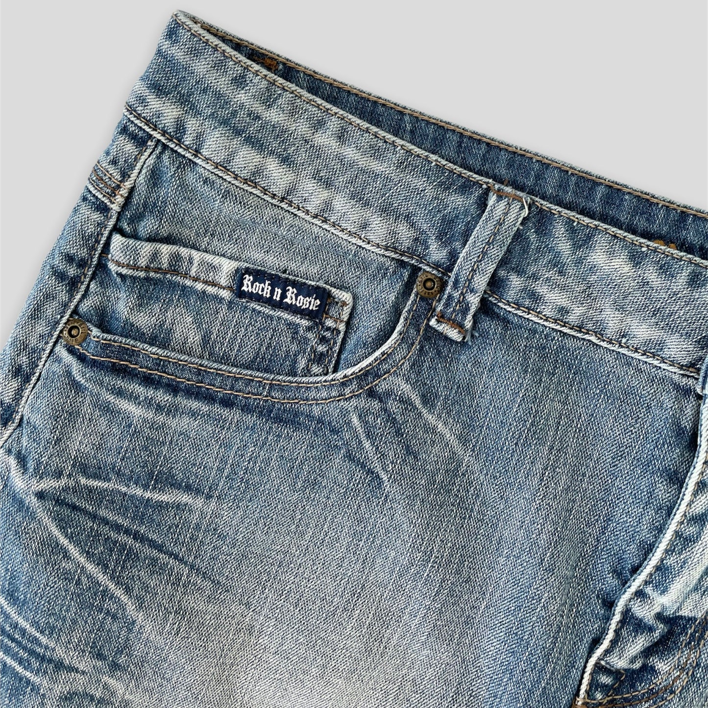 Rock n Rosie Mini Denim Skirt - Large