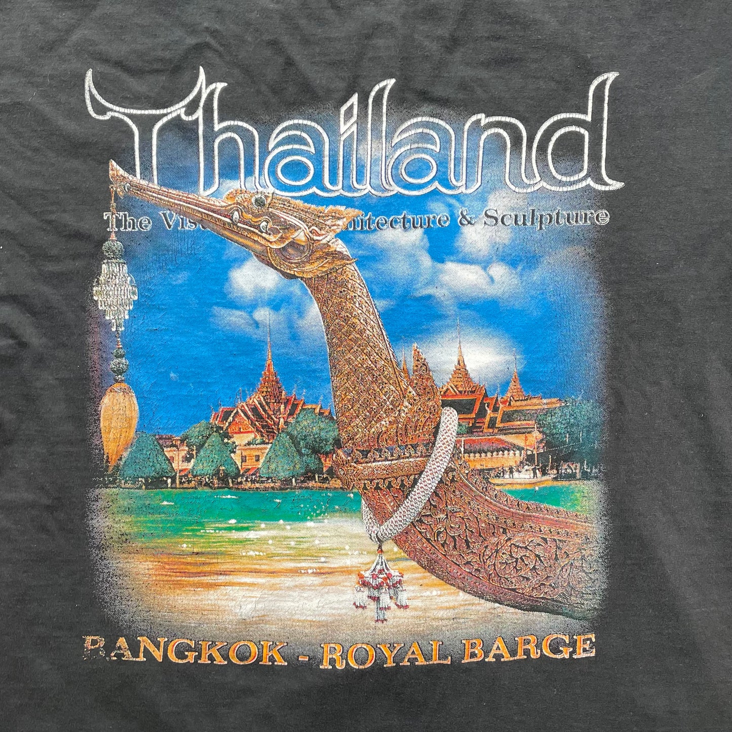 Thailand Black Graphic Tourist Tee - X-Large