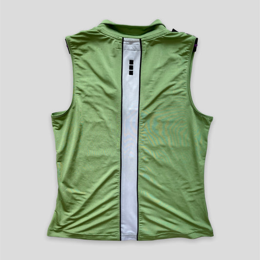 Green Sleeveless Golf Shirt