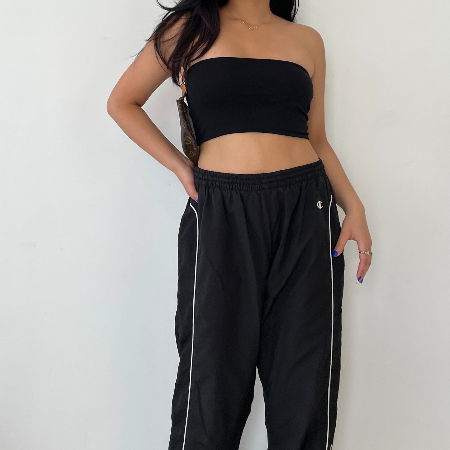 Black Champion Trackpants - Zoehify 