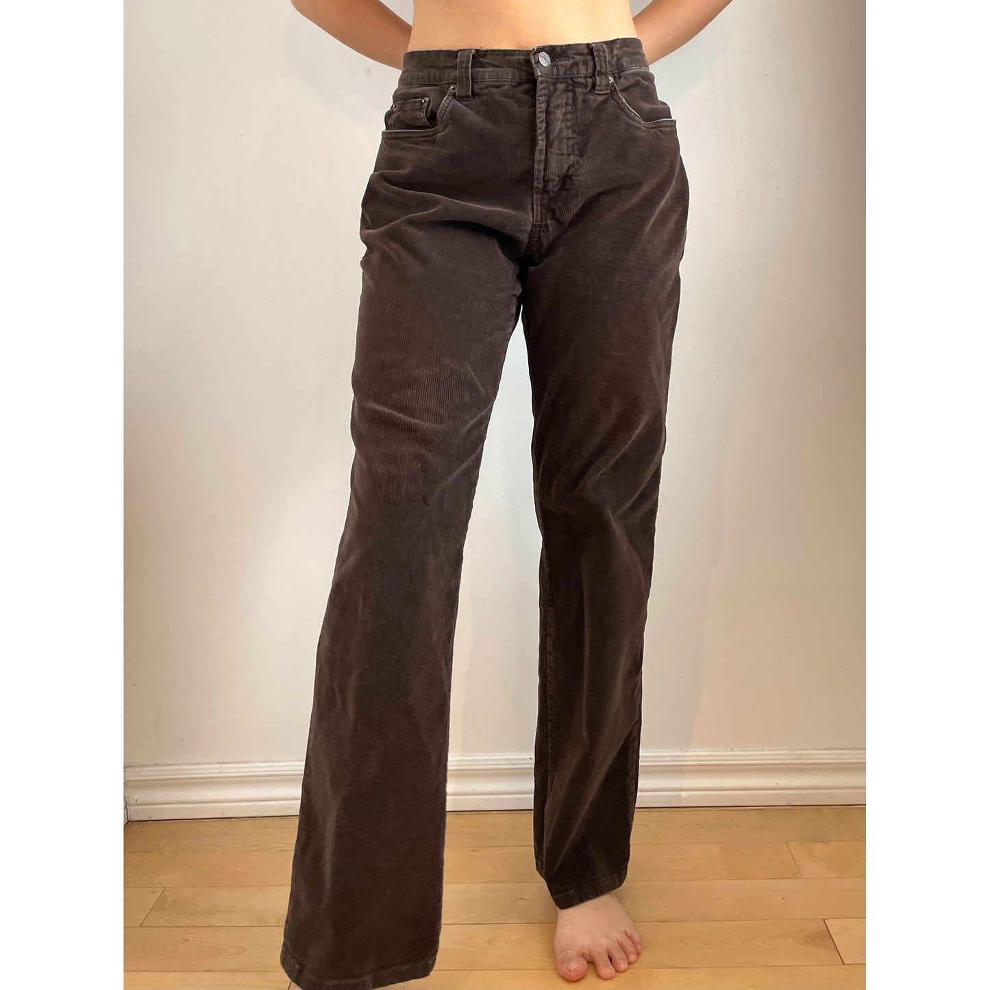 Lois Brown Corduroy Trousers - Zoehify 