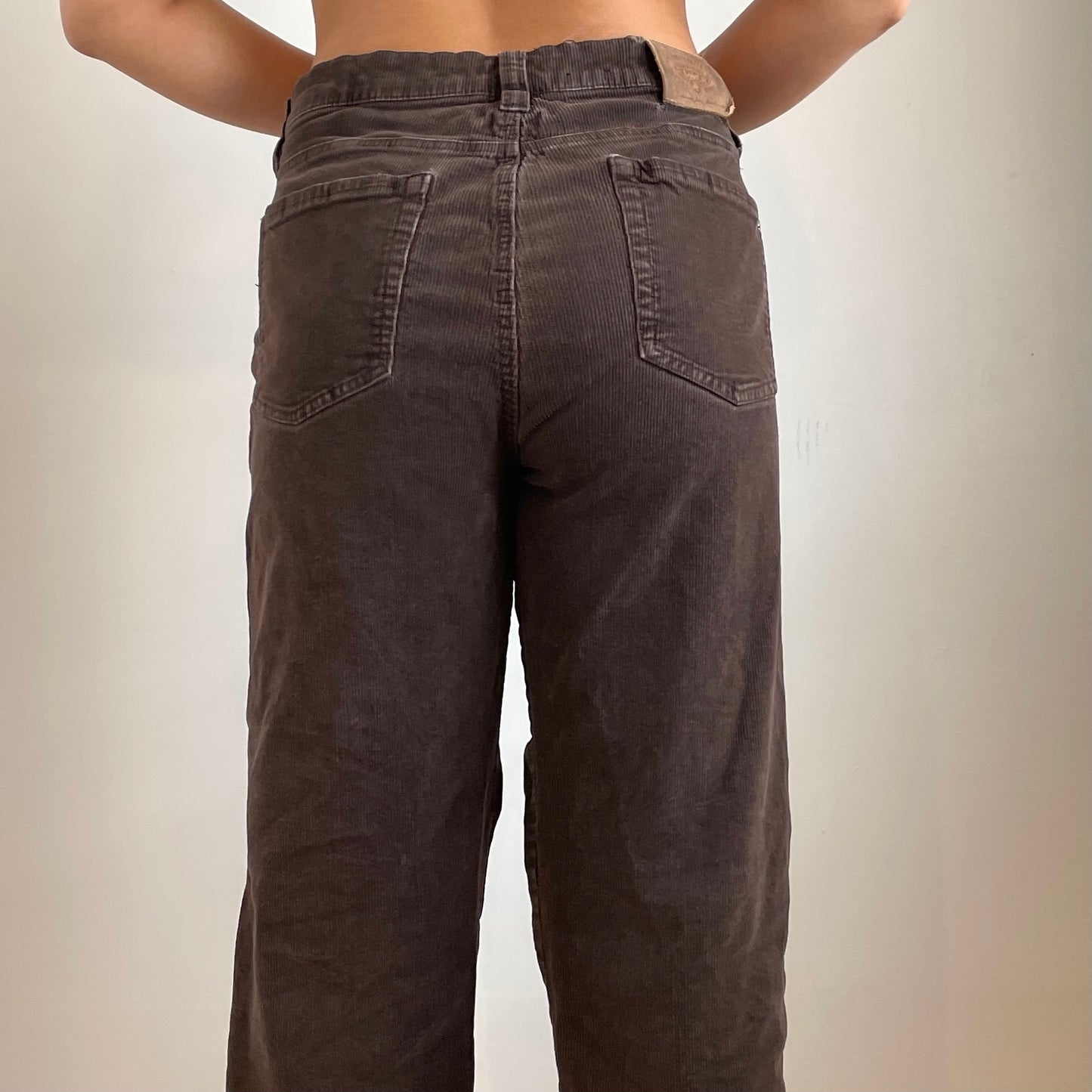 Lois Brown Corduroy Trousers - Zoehify 