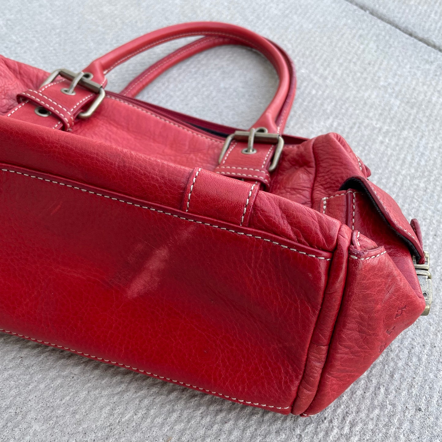 Y2K Red Shoulder Bag - Zoehify 