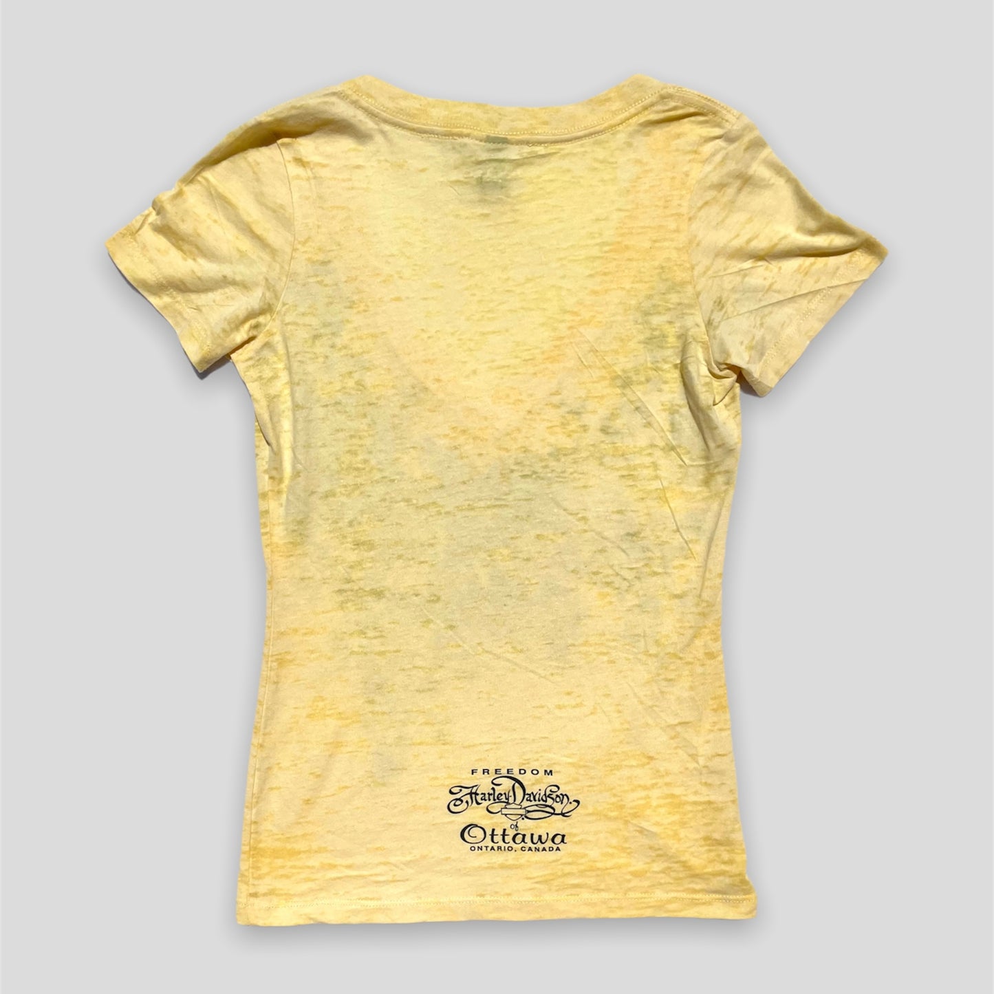 Yellow Harley Davidson Tee - Zoehify 